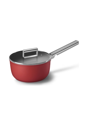 Smeg Cookware 50's Style Kırmızı 20 Cm Sos Tenceresi