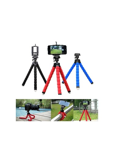 Kamera Dslr Akıllı Cep Telefonu Mini Esnek Tripod Standı Tutucu Montaj Telefon Braketi Cep Telefonu Telefon Tutucu