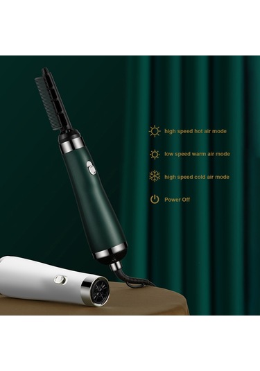 Reedark 3'ü 1 Arada Saç Kurutma Ve Şekillendirme Fırçası - İyon Teknolojili, 3 Modlu, Hafif Ve Pratik