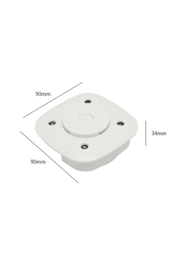 Novahub Usb Şarjlı Uv-c Ultraviyole Mini Dezenfeksiyon Lambası, Klozet Ve Evde Kullanım İçin Beyaz, Hijyen Çözümü Beyaz