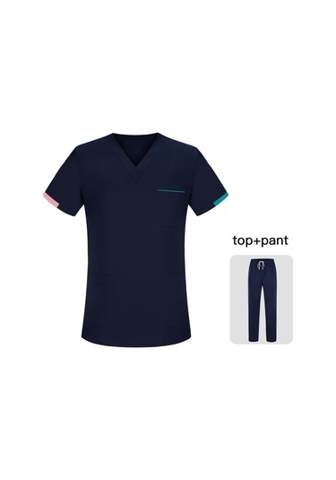Dolıty Kadın Erkek Scrubs Set Modern Dayanıklı Xl-lacivert