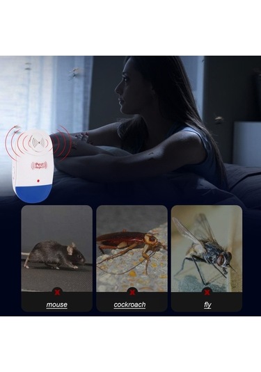 Bloomnest Haşere Kovucu & Kontrolü: Fare, Sivrisinek, Böcek, Karınca İçin 4'lü Paket İç Mekan Kullanımı