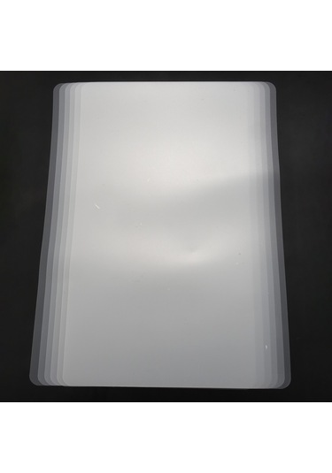 Parça Amerikan Servis Masa Örtüleri Isıya Dayanıklı Amerikan Servis Yemek Örtüleri Şeffaf Renk Şeffaf