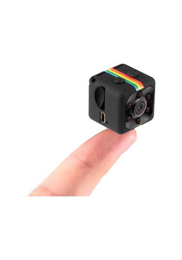 Neevoyu Quelima Sq11 Siyah Mini Dvr Spor Kamerası - Döner Klip, Sürekli Kayıt, 120 Derece Lens, 720p Video