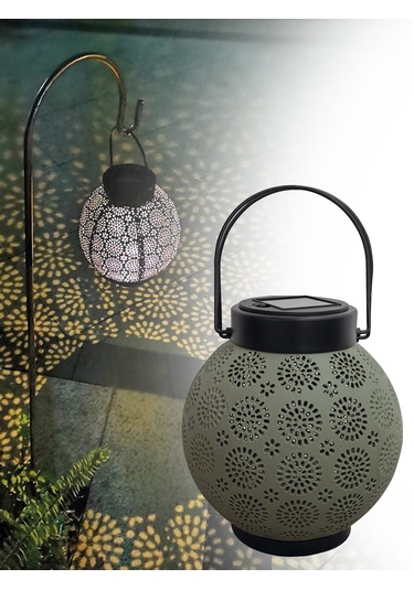 Greentech Güneş Enerjili Dekoratif Led Fener / Askılı Bahçe Feneri / Bahçe Dekorasyon Feneri / GT-SL25G