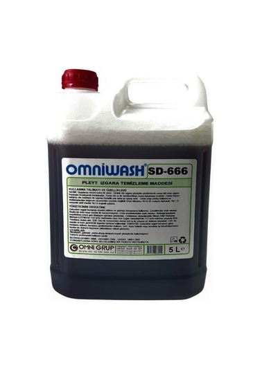 Omniwash Sd-666 Pleyt Izgara Temizleme 5000 Ml 4 Adet