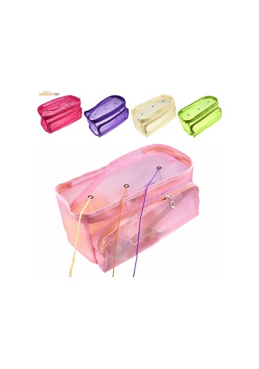 Örgü Çantası Düzenleyici, Örgü Kancaları, İğneler Ve Aksesuarlar İçin Saklama Kutusu Ve File Çanta B Diğer