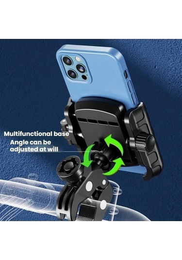 Ebitda Kewig Motosiklet-bisiklet Blokajsız Kamera Braketi M8sp-c2 Siyah Kewig Motosiklet Bisiklet Blokajsız Cep Telefonu Ka Siyah