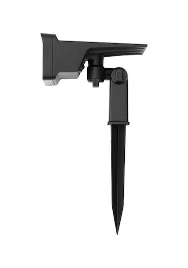 Qingmipy "12 Led Güneş Enerjili Bahçe Aydınlatma Spotu - Su Geçirmez, Ayarlanabilir Açılı, Otomatik Açma/kapama" Siyah