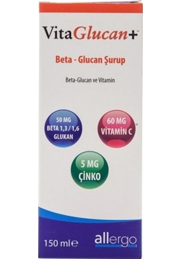 Allergo Vitaglucan Beta-Glucan 150 Ml Şurup