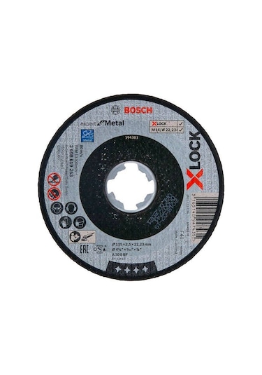 Bosch X-Lock 115x2.5 Expert For Metal Düz Kesici Disk