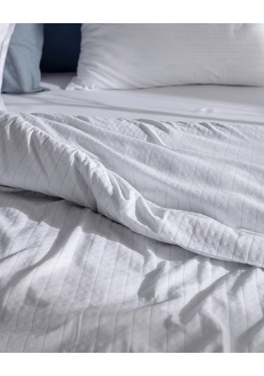 Madame Coco Marlene Tek Kişilik %100 Pamuk Penye Lastikli Nevresim Takımı - Beyaz 8684427198902 Beyaz