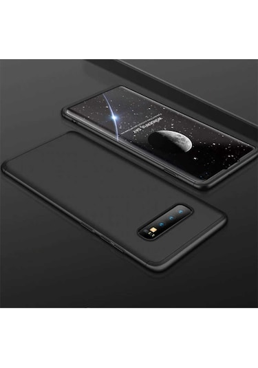 Samsung Uyumlu Galaxy S10 Kılıf Zore Ays Kapak-Siyah