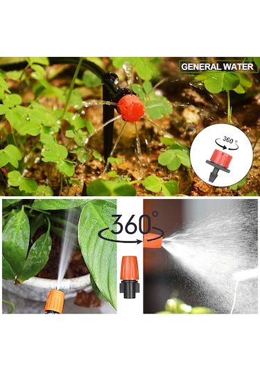 Çok Renkli Bitki Sulama Damla Sulama Kiti Nozullar Ile Diy Sulama