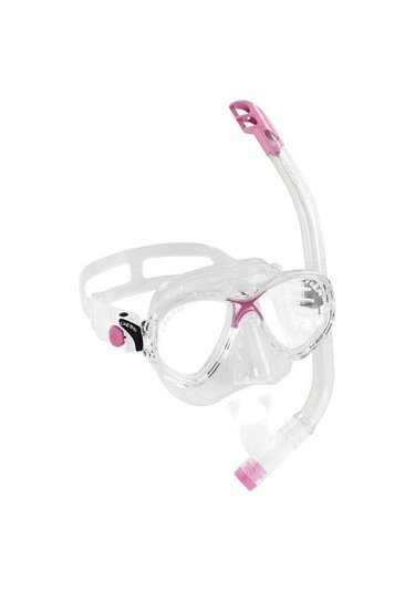 Cressi Junior Marea-top Çocuk Maske Şnorkel Seti Pembe Çok Renkli