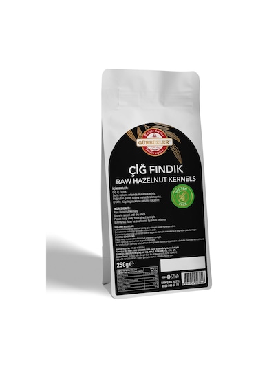 Gürbüzler Glutensiz Fındık Çiğ 250 G
