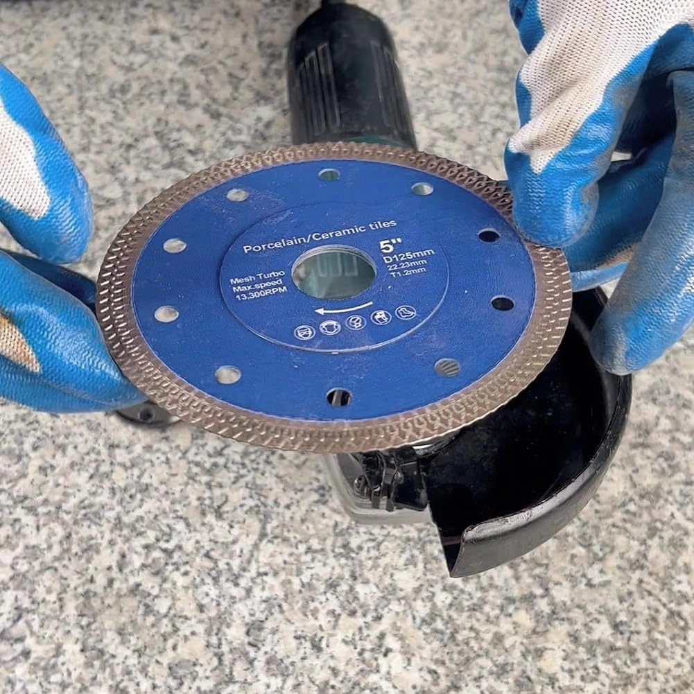 Hombey 125x22.23mm 5 İn&ccedil Dayanıklı Taş Kesim Bı&ccedil Akları - Fayans, Mermer, Granit Ve Seramik İ&ccedil İn Hassas Kesim