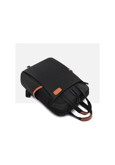 Novahub Büyük Kapasiteli Kadın Dizüstü Bilgisayar Sırt Çantası - Oxford Kumaş, Moda Seyahat Çantası - Siyah Siyah