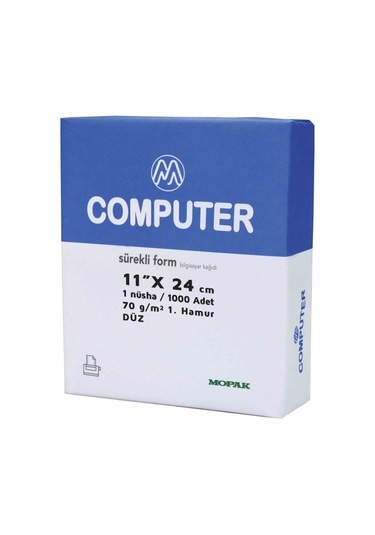 Mopak 11x24 1 Nüsha 70 G Sürekli Form 1000'li