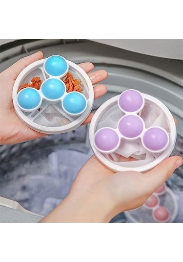 Çamaşır Makinesi İçin Toz Ve Evcil Hayvan Tüyü Toplayıcı Yıkanab Çok Renkli