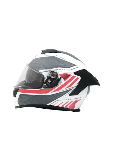My Helmets Mks001-wrg Yarış Spoiler Güneş Vizörlü Şeffaf Full Face Motosiklet Kaskı