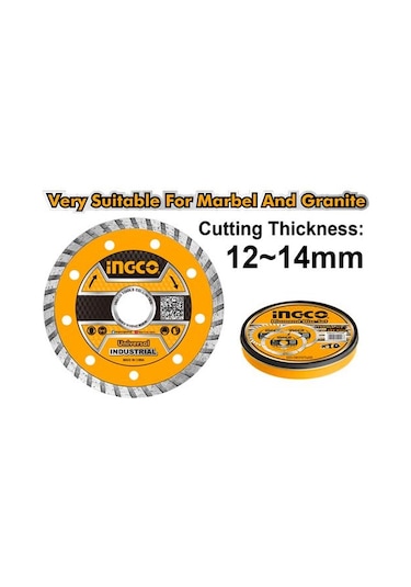 Ingco DMD031252M Turbo Elmas Disk 125  MM