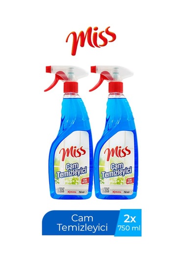 Miss Cam Temizleyici Spreyli 750 Ml X 2 Adet