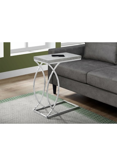 Şemi Paslanmaz Metal Yan Sehpa