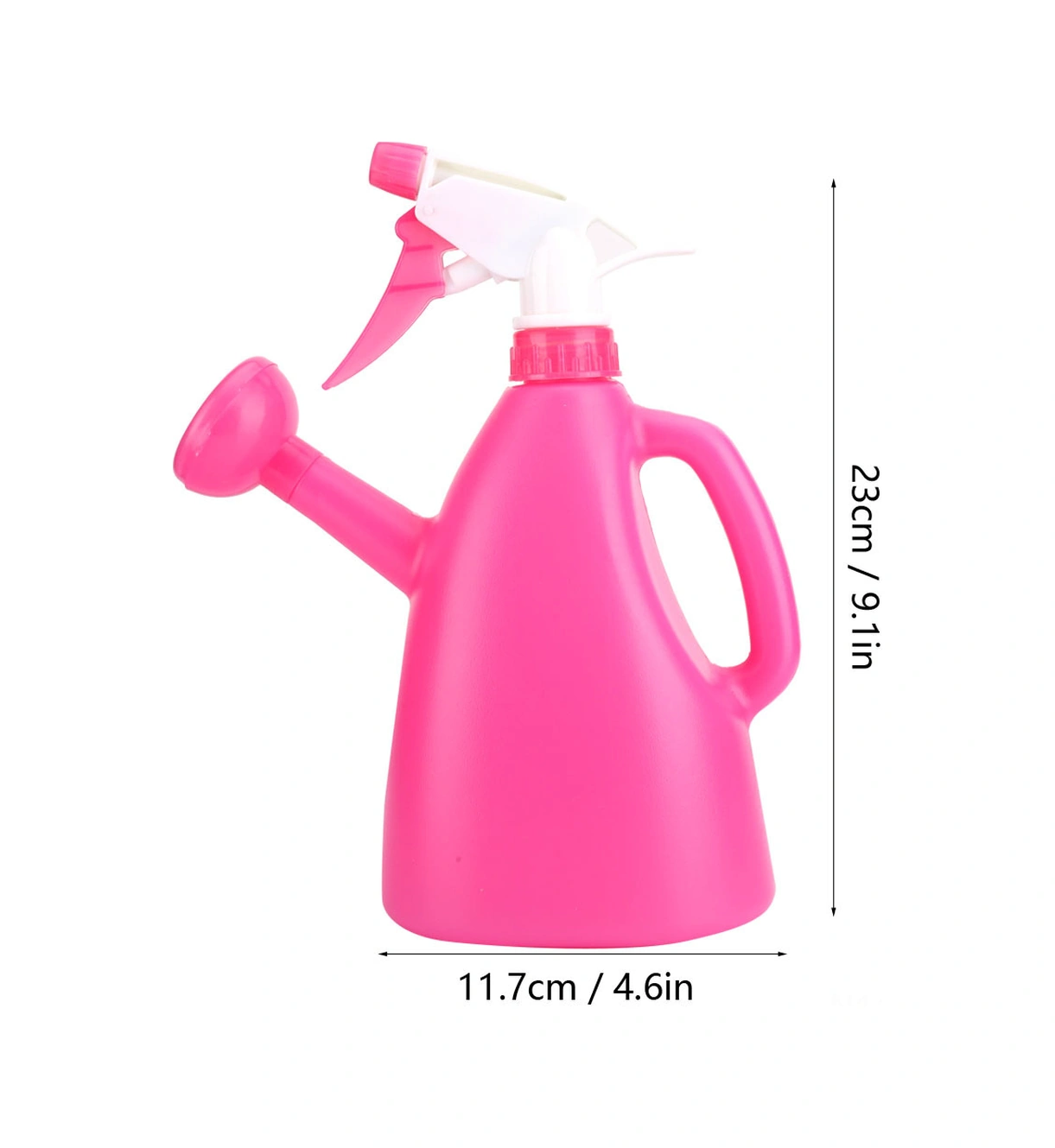 Vkemall 900ml Plastik Ev Bahçe Sulama Potu, El Fırçalı Sprey Ve Sulama İki Fonksiyonlu, Sukulent Ve Bitkiler İçin, Rahat Kullanıma Uygun