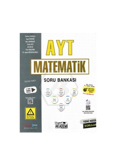 Üçgen Akademi - Ayt Matematik Soru Bankası