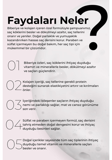 Lau Lau Collagen & Rosemary Besleyici ve Onarıcı Şampuan 330 ML