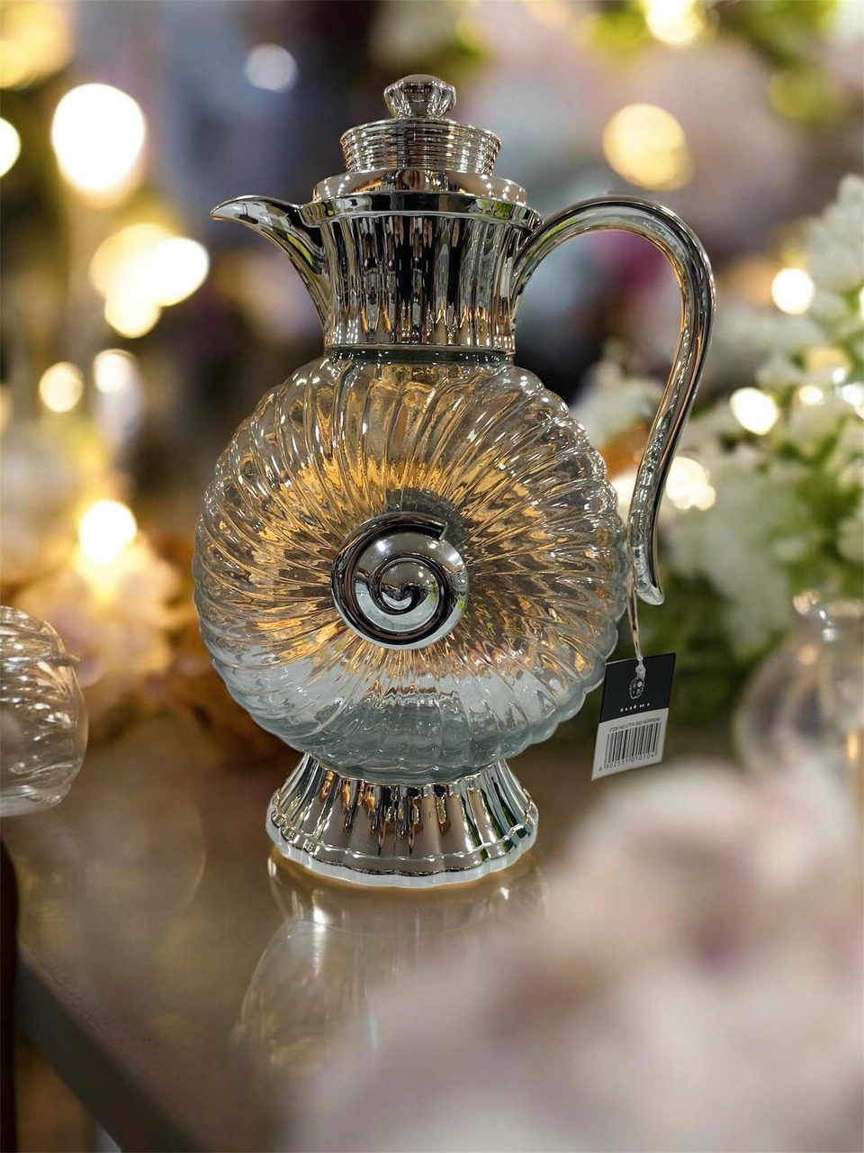 Royking Hürrem Sürahi Şerbetlik 1.8 Litre Gümüş