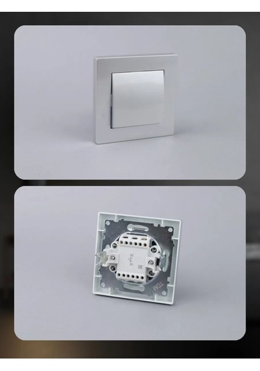 Tdmelectric Aydınlatmasız Mekanik Tek Anahtarlı Şalter 1 Adet 208467407