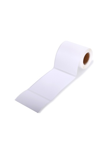 Dofolink Dp30 Serisi Termal Yazıcı İçin 60mmx80mm Beyaz Termal Etiket Kağıdı - 95 Adet/rulman, Su Bazlı Yapışkanlı Düz Dikdörtgen Etiketler 1 Rulo