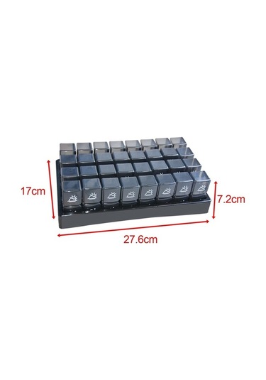 Pazly Vitamin Suntek Kez Için Hap Günde Düzenleyici Büyük Aylık 2 Gr Diğer