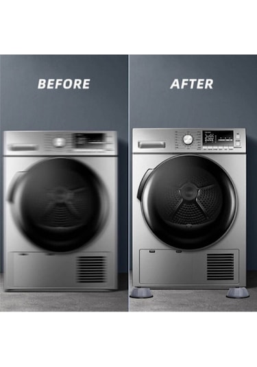 İsgstore Beyaz Eşya Altlığı Ayağı 4 Adet Çamaşır Bulaşık Makinası Buzdolabı Yükseltici