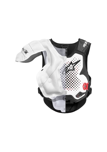 Alpinestars Tech-air Mx System Motocross Airbag Ceket Beyaz Siyah