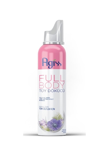 Agiss Full Body Tüy Dökücü Köpük Sprey 155 ML