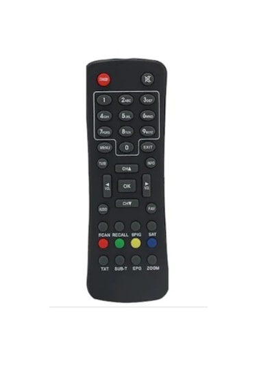 Amstrad 1010 1020 1040 1070 Mini Uydu Alıcı Kumandası