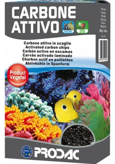 Prodac Carbone Attivo 250 G Aktif Karbon Filtre Malzemesi