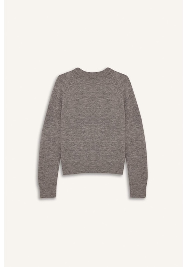 Defacto Regular Fit Bisiklet Yaka Basic Düz Soft Touch Yumuşak Triko Kazak D8678ax25wngr456 Gri-gr456 Defacto Regular Fit Bisiklet Yaka Basic Düz Soft Touch Yumuşak Triko Kazak D8678ax25wngr456 Gri-gr456