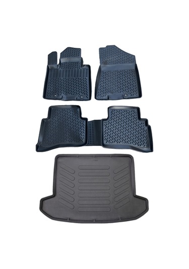 Hyundai Tucson 2015-2020 Arası 3D Paspas Ve Bagaj Havuzu Seti