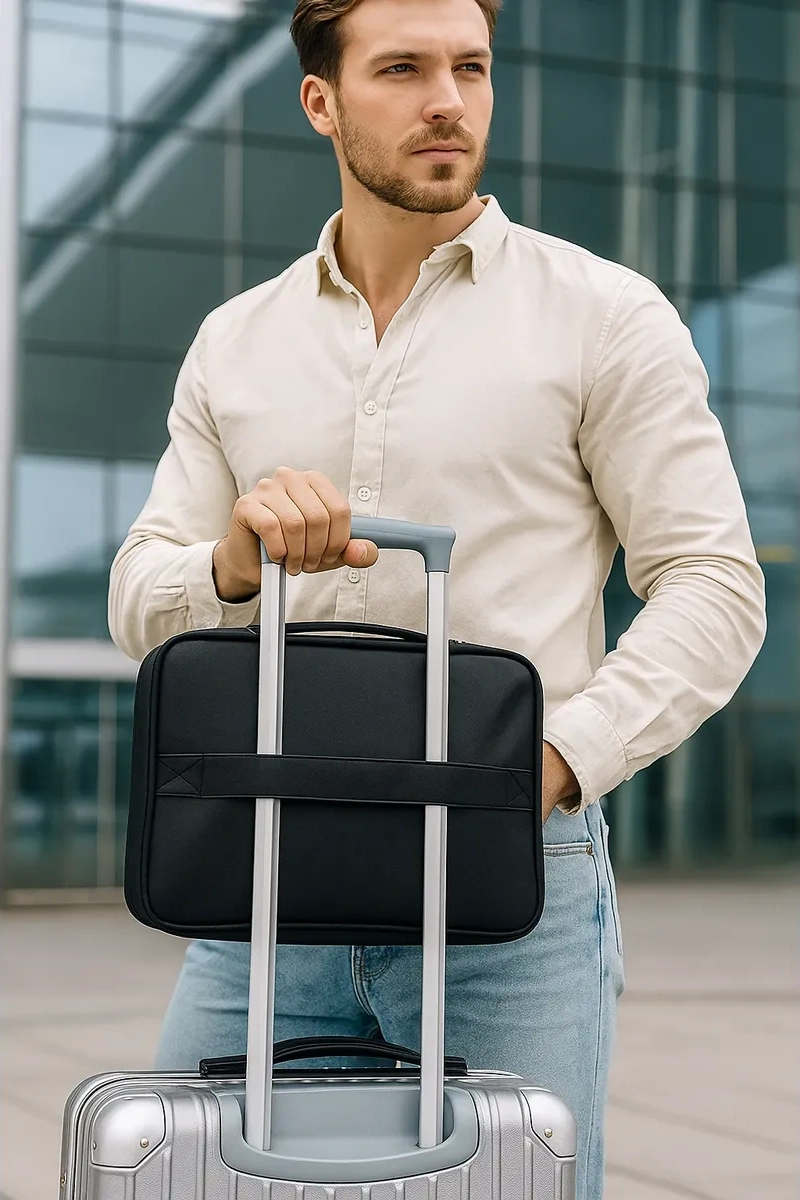 Unagi A4 Belge Saklama Organizatörü Şifreli Kilit İle 241891881 Siyah