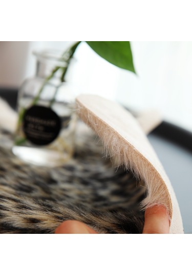 Youmex Leopar Desenli Dekoratif Halı - Oturma Odası, Yatak Odası, Çocuk Odası İçin 100x94 Cm - Doğa Stili Dekor Ve Ticari Kullanım