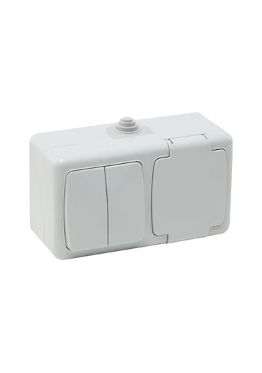 Mete Enerji Komitatör + Kapaklı Topraklı Priz