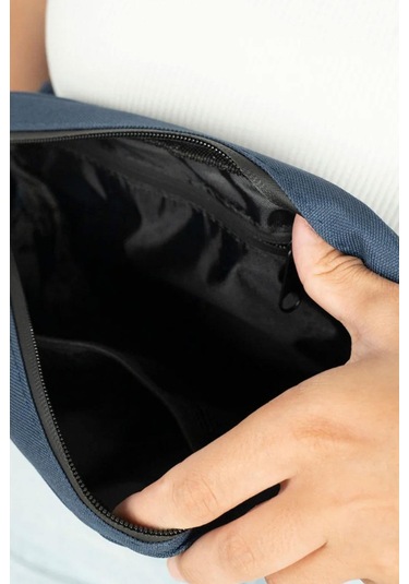 Rakerplus Lacivert Unisex Minimal 21x15x5 Cm Bel Ve Göğüs Çantası Natural