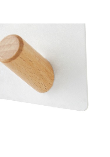 Cbtx 3 Kancalı Punch Free Manyetik Asma Rafı Karbon Çelik Kayın Şapka Anahtar Asma Kancası Siyah