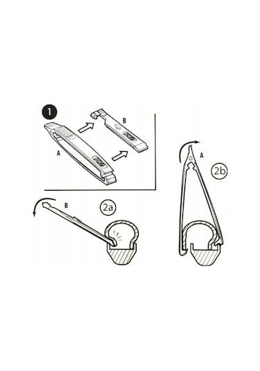 Pro Tubeless Bisiklet Lastik Levyesi 2li Plastik 16cm