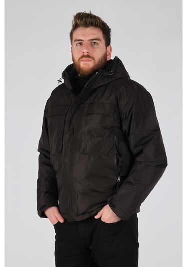 Rugu Siyah Erkek Mont P9228 001