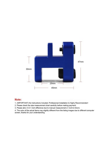 Kırmızı Profesyonel Master Link Zinciri Pres Aracı 520 525 530 Yan Plaka Motosiklet Atv Dırt Bıke